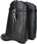 Givenchy Zwarte Leren Enkellaarzen Vintage Stijl - Thumbnail 2