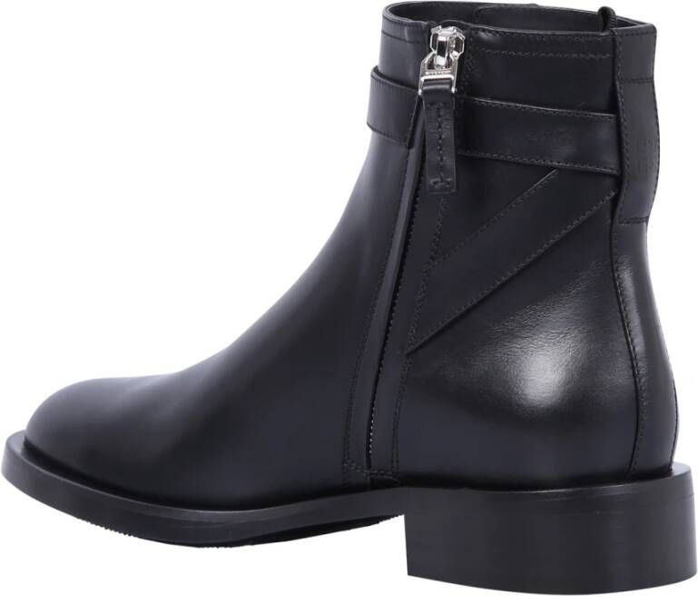 Givenchy Zwarte Leren Enkellaarzen voor Vrouwen