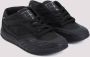 Givenchy Zwarte Leren Mid-Top Sneakers Black Heren - Thumbnail 3