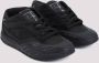 Givenchy Zwarte Mid-Top Leren Sneakers Black Heren - Thumbnail 3