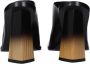 Givenchy Zwarte Leren Sandaal Vierkante Neus Hoge Hak - Thumbnail 2