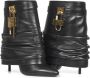 Givenchy Zwarte Leren Stiletto Laarzen - Thumbnail 2