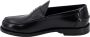 Givenchy Zwarte Loafer Schoenen met Metalen Logo Black Heren - Thumbnail 2