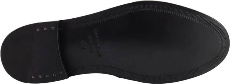 Givenchy Zwarte Loafer Schoenen met Metalen Logo Black Heren