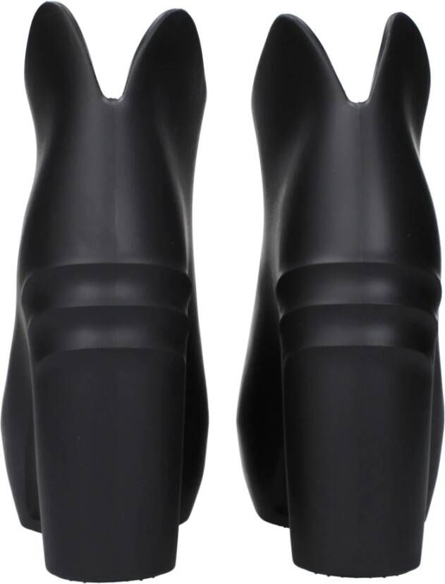 Givenchy Zwarte Rubberen Sleehakken