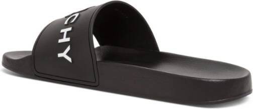 Givenchy Zwarte sandalen met Maxi Logo Black Dames