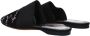 Givenchy Zwarte Satijnen Slipper met Voordetail - Thumbnail 2