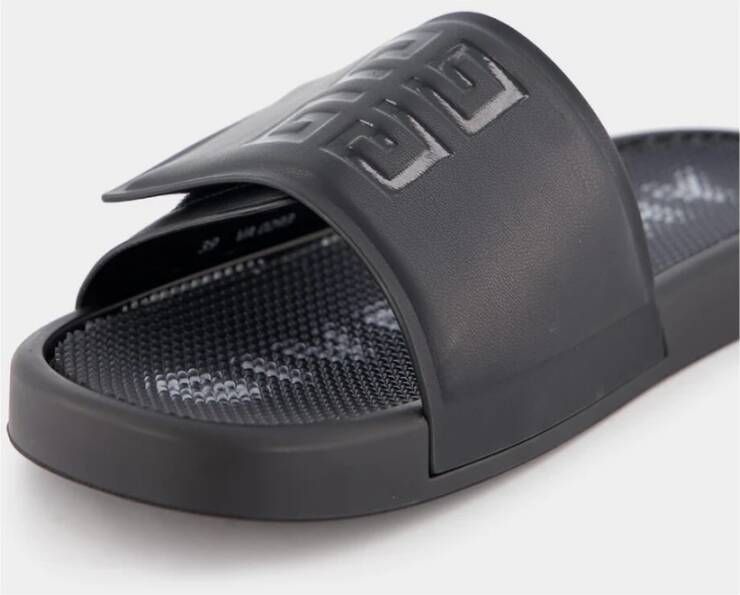 Givenchy Zwarte Slide Sandalen Moderne Stijl