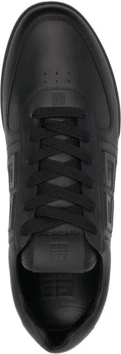 Givenchy Zwarte Sneakers met 4G Motief Black Heren