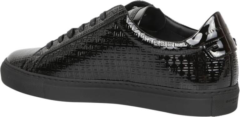 Givenchy Zwarte Sneakers met Krokodillenprint