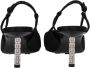 Givenchy Zwarte Stof Rhinestone Sandaal - Thumbnail 2