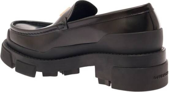 Givenchy Zwarte Terra Loafers Platte Schoenen Black Dames