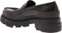 Givenchy Zwarte Leren Loafers met Gouden Logo Plaque Black Dames - Thumbnail 5