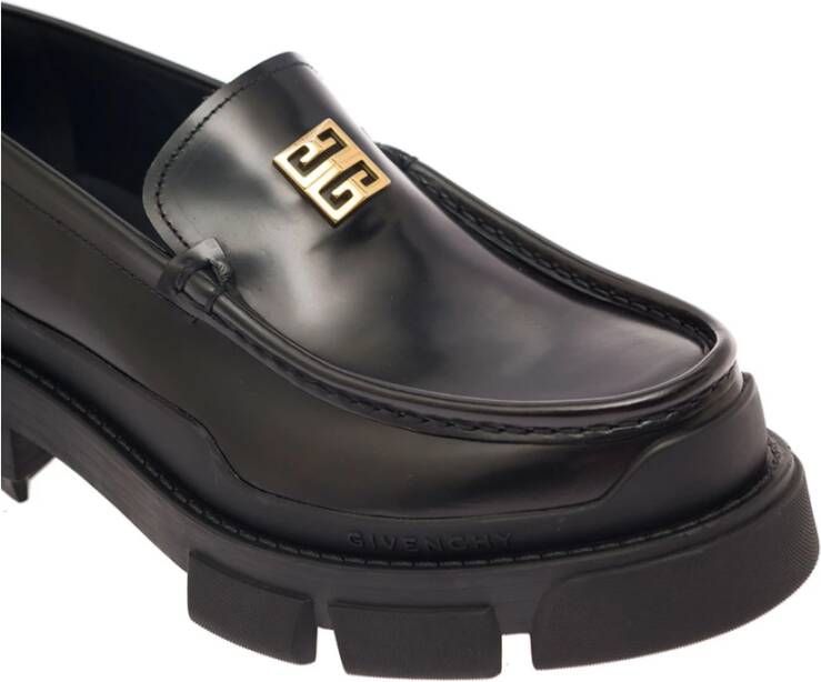 Givenchy Zwarte Terra Loafers Platte Schoenen Black Dames
