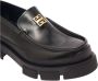 Givenchy Zwarte Leren Loafers met Gouden Logo Plaque Black Dames - Thumbnail 6