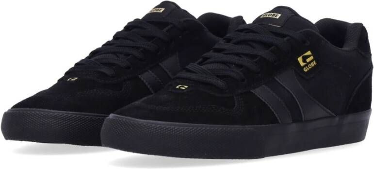 Globe Zwart Goud Skate Schoenen Vulcanized Stijl Black Heren