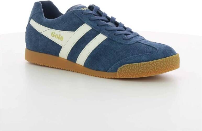 Gola Blauwe Harrier Suede Herenschoenen Blue Heren