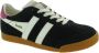 Gola Elan suède sneakers zwart wit roze - Thumbnail 10