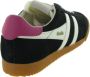 Gola Elan suède sneakers zwart wit roze - Thumbnail 12