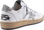 Golden Goose Witte Ballstar Sneakers met Glitter Ster en Hak White Dames - Thumbnail 5