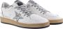 Golden Goose Witte Ballstar Sneakers met Glitter Ster en Hak White Dames - Thumbnail 6