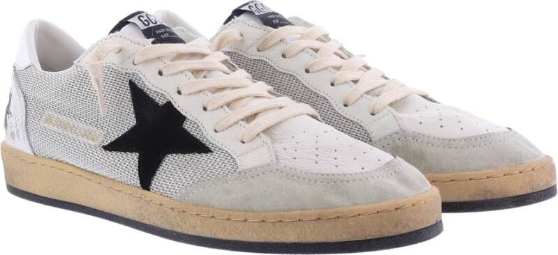 Golden Goose Ball Star Net Wit Heren