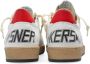 Golden Goose Iconische ster leren sneakers met suède Beige Heren - Thumbnail 60