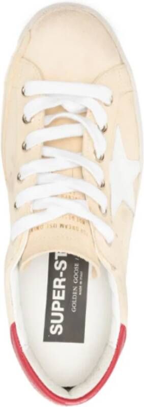 Golden Goose Beige Lage Top Ster Sneakers