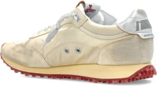 Golden Goose Beige Nylon Sneakers met Sterdetail