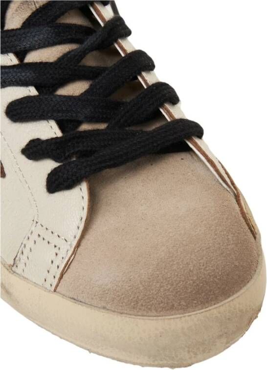 Golden Goose Beige Sneakers Super Star Classic Style