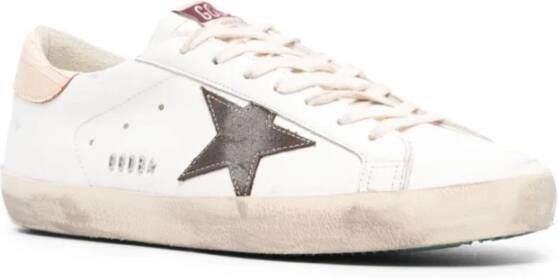 Golden Goose Beige Super-Star Sneakers White Heren