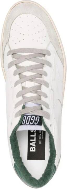 Golden Goose Bio Bases Sneakers met Suède Neus en Leren Hak White Heren