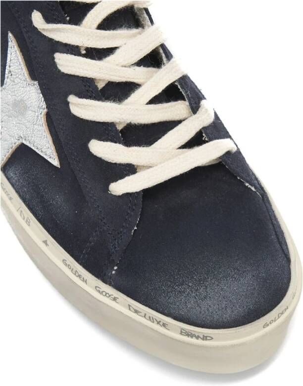 Golden Goose Blauwe High Top Sneakers Francy Blue Dames