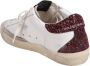 Golden Goose Bordeaux Wit Leer Suède Sneakers White Dames - Thumbnail 10