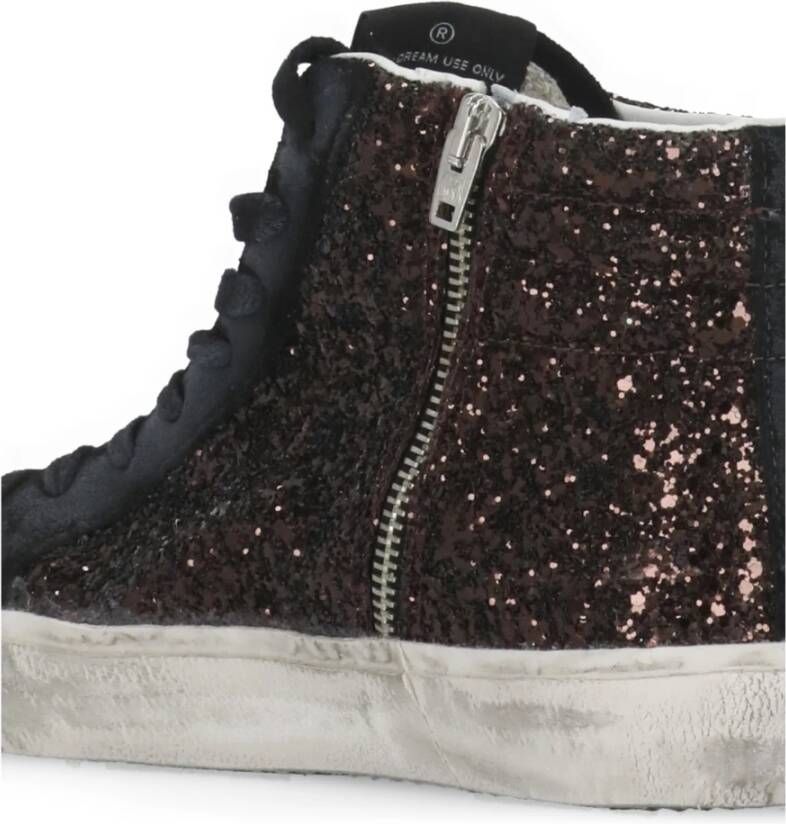 Golden Goose Bruin Leren High Top Sneakers