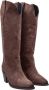 Golden Goose Bruin Leren Puntige Enkellaarzen Vintage Brown Dames - Thumbnail 2