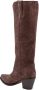 Golden Goose Bruin Leren Puntige Enkellaarzen Vintage Brown Dames - Thumbnail 4