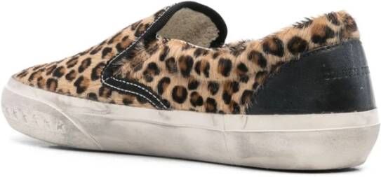 Golden Goose Bruin Leren Sneakers Stijlvol Ontwerp