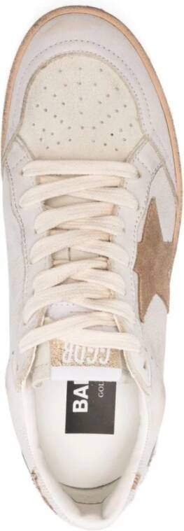 Golden Goose Bruin Zijde Nylon Sneakers