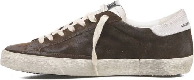Golden Goose Bruine klassieke sneakers voor heren Brown Heren