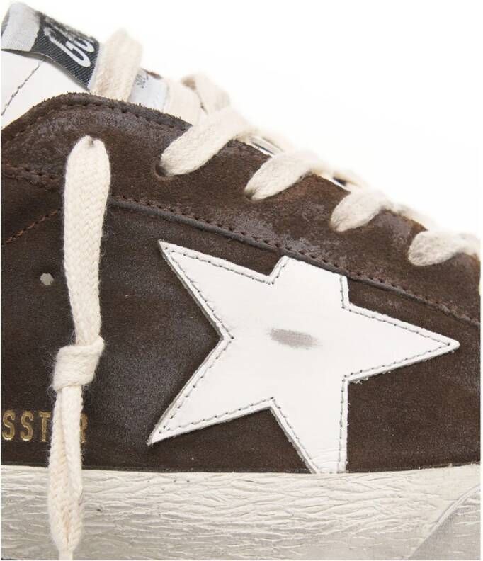 Golden Goose Bruine klassieke sneakers voor heren Brown Heren