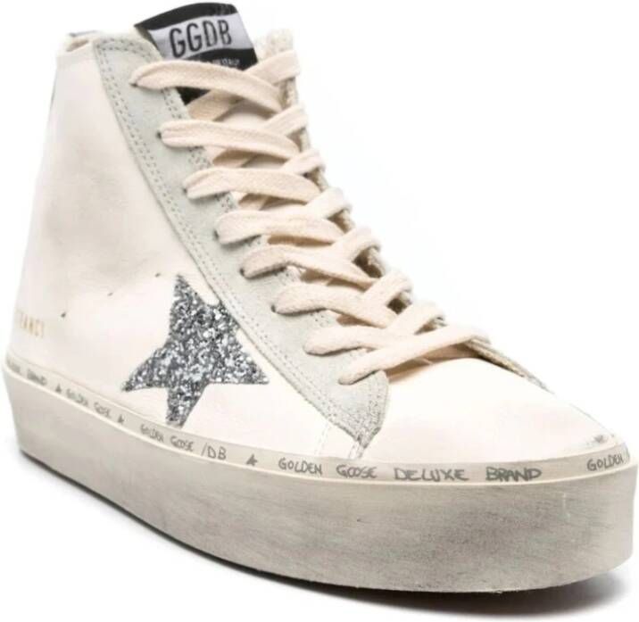 Golden Goose Witte Casual Platte Sneakers Trainers White Dames