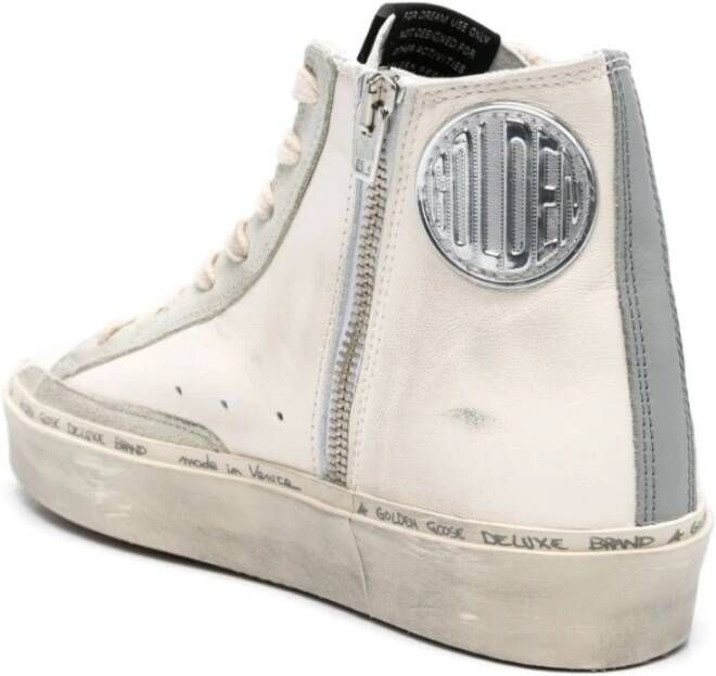 Golden Goose Witte Casual Platte Sneakers Trainers White Dames