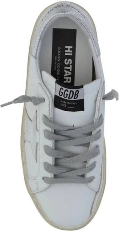 Golden Goose Contrasting Lace-Up Hi Star Sneakers
