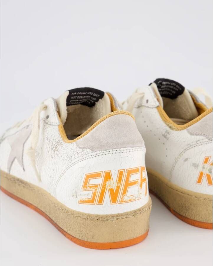 Golden Goose Crack Ball Star Sneakers White Heren