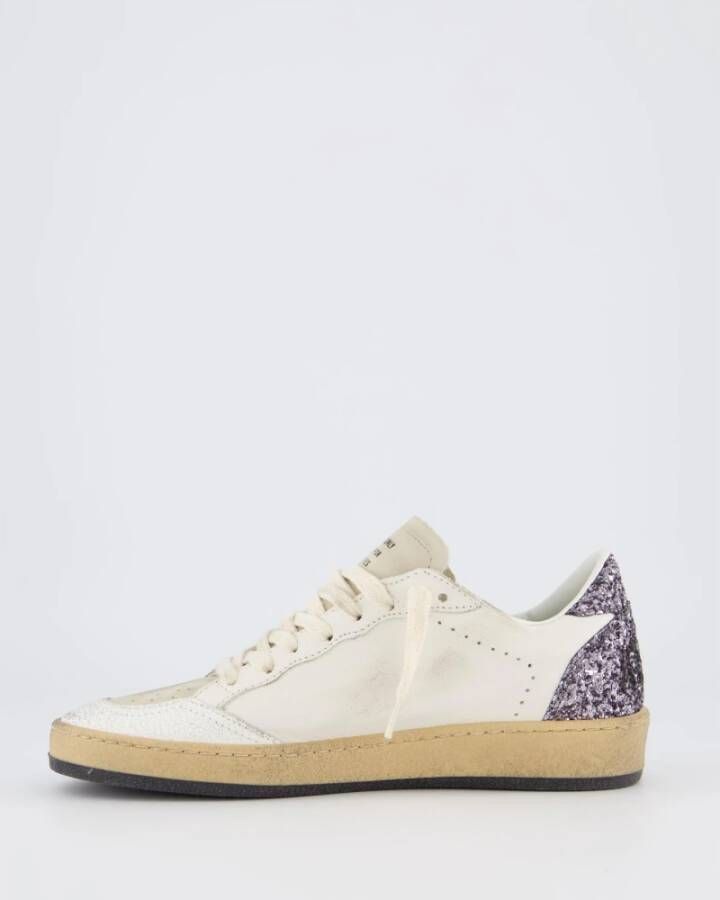 Golden Goose Dames Ballstar Sneaker Wit Glitter White Dames