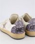 Golden Goose Glitter Sneakers met Gebarsten Leren Neus White Dames - Thumbnail 18