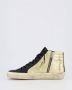 Golden Goose Low-Top Sneakers Dames Slide Sneaker Zwart Glitter in zwart - Thumbnail 4