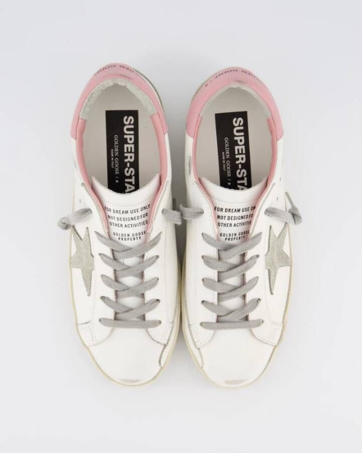 Golden Goose Dames Super-Star Sneaker Wit Roze White Dames