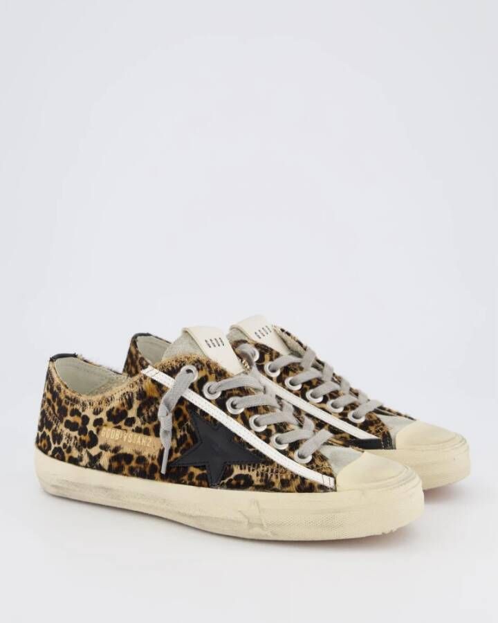 Golden Goose Dames V-Star 2 Sneaker Beige Multicolor Dames